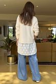 Made in Italy Conrad Body Skim Knit Jumper Ecru